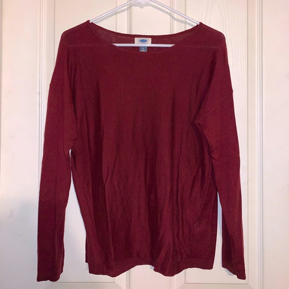 Old Navy Maroon Long Sleeve